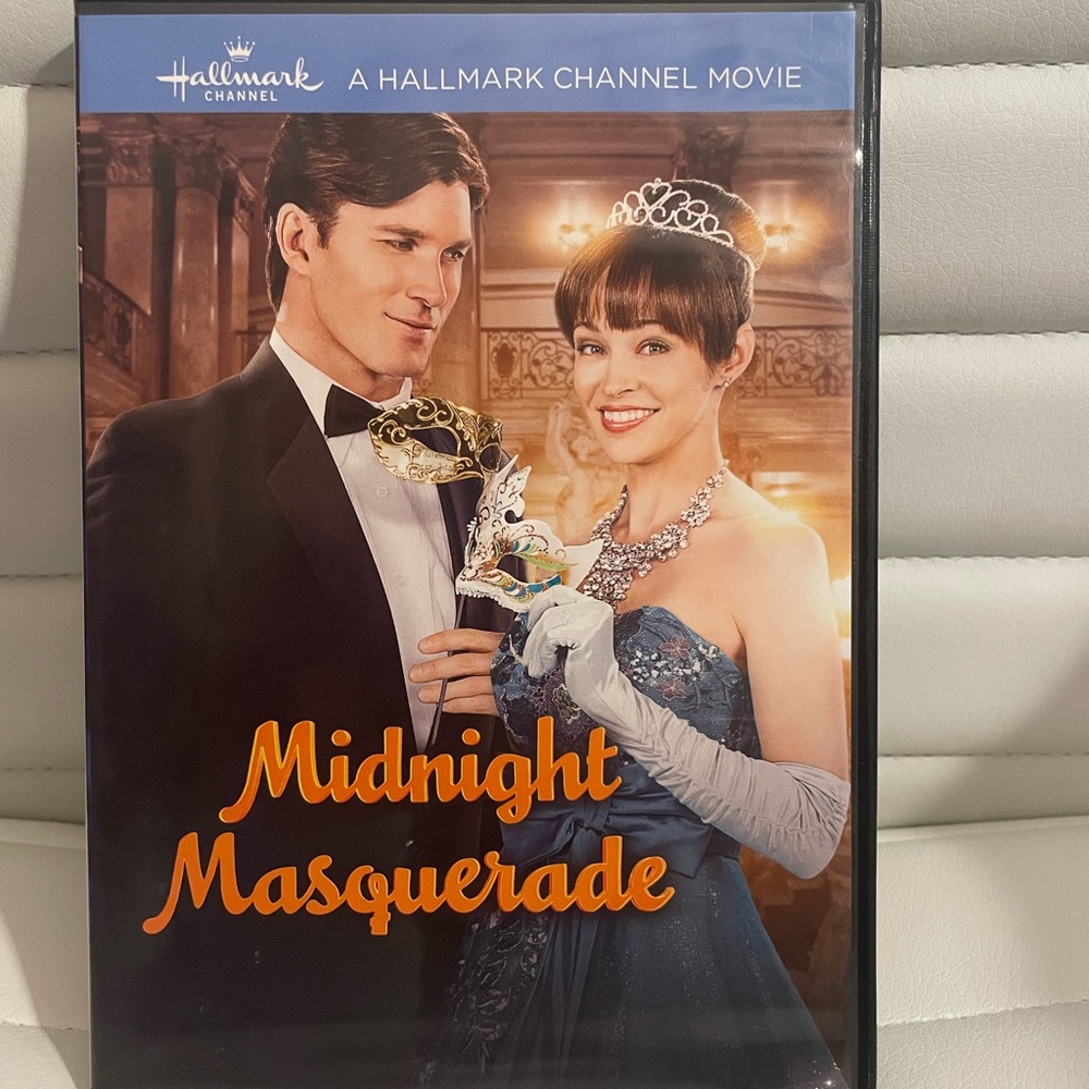 Hallmark Midnight Masquerade DVD - Elegant Blue and Black Cover